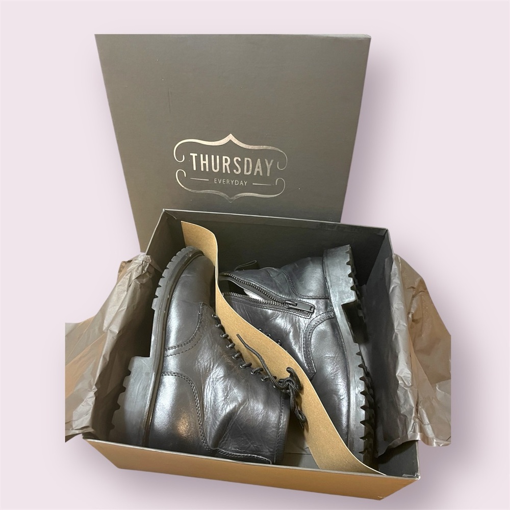 Thursday Boot Men's Black Leather Boots